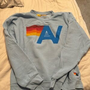 light blue aviator nation crewneck